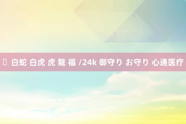 ✨白蛇 白虎 虎 龍 福 /24k 御守り お守り 心通医疗